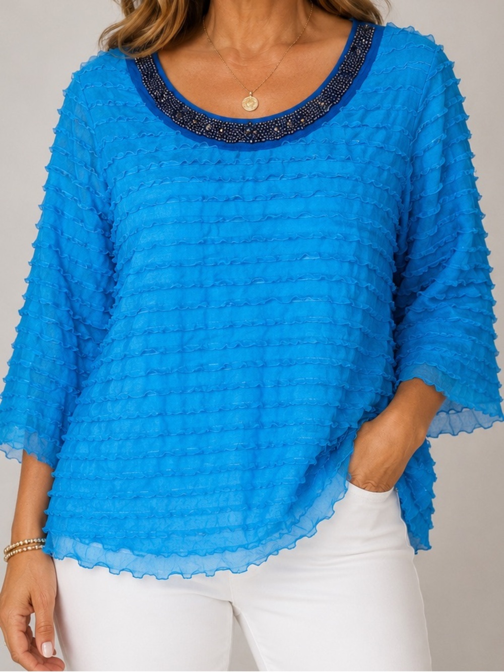 Elementz Beaded‎ Top nwt